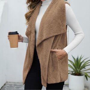 Cozy Brown Teddy Jacket for Women